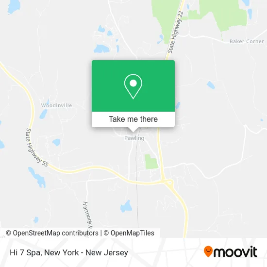 Hi 7 Spa map