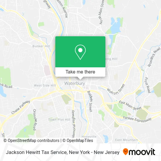 Jackson Hewitt Tax Service map