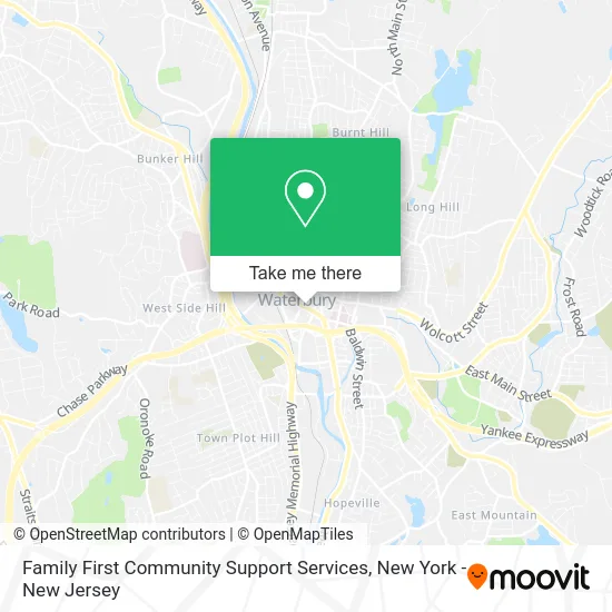 Family First Community Support Services map