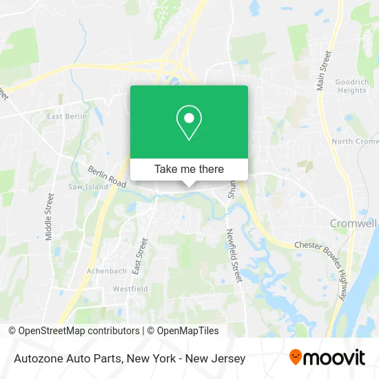 Autozone Auto Parts map