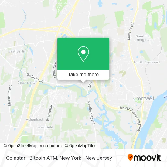 Coinstar - Bitcoin ATM map