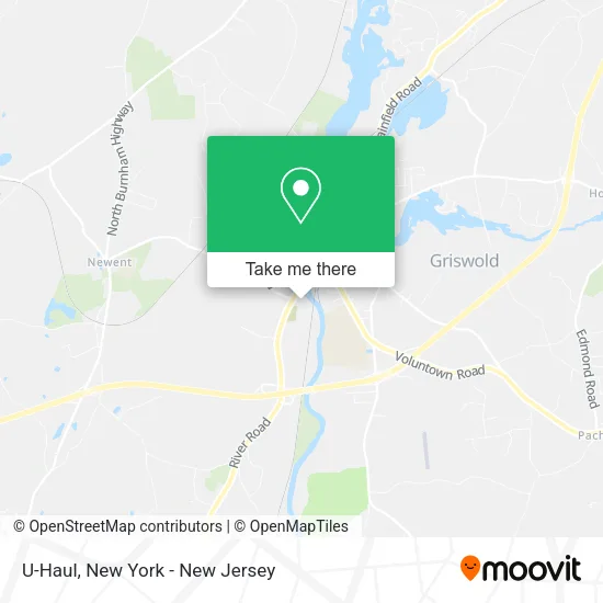 U-Haul map