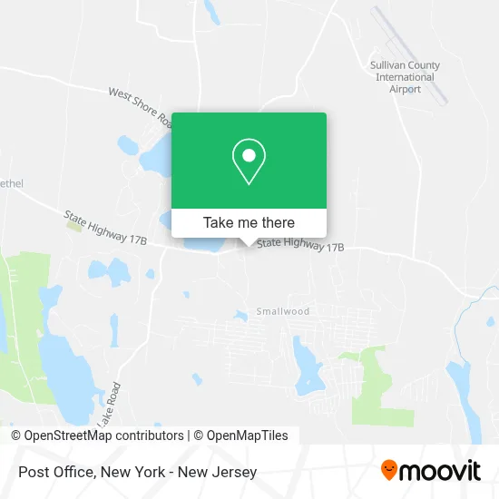 Post Office map