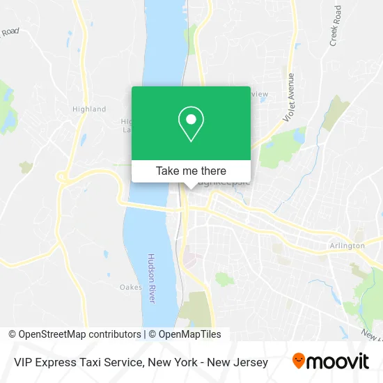 VIP Express Taxi Service map