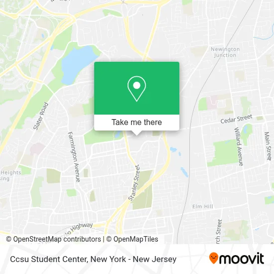 Ccsu Student Center map