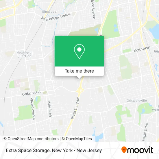 Extra Space Storage map