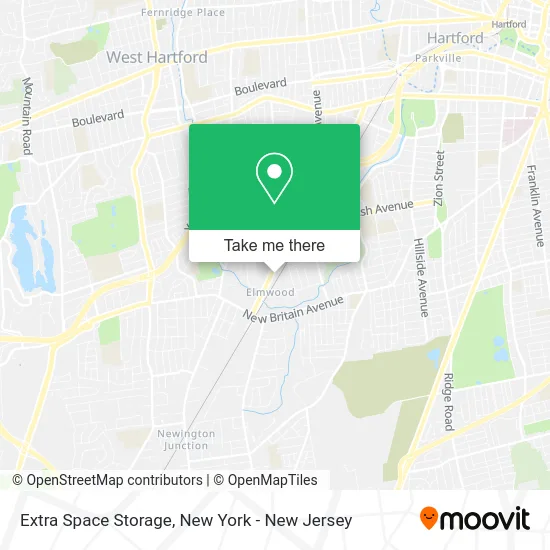 Extra Space Storage map