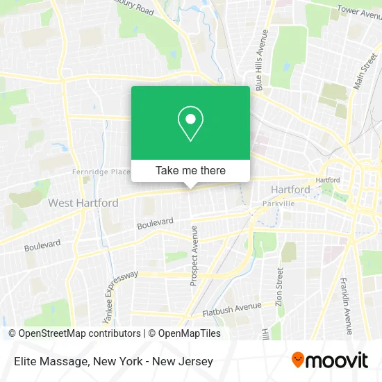 Elite Massage map