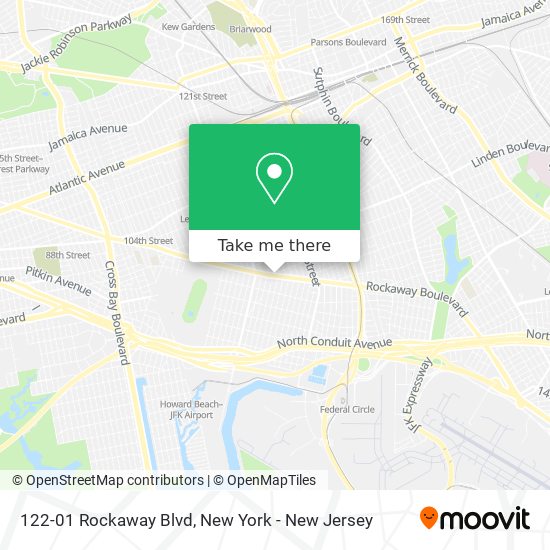 Mapa de 122-01 Rockaway Blvd