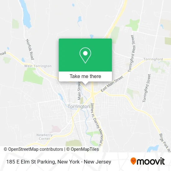 185 E Elm St Parking map