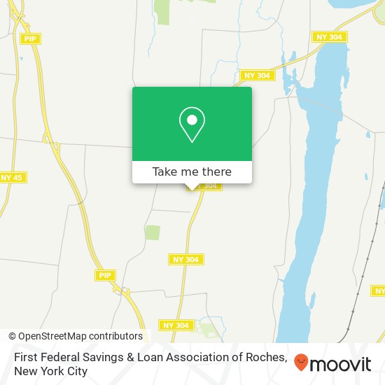 First Federal Savings & Loan Association of Roches map