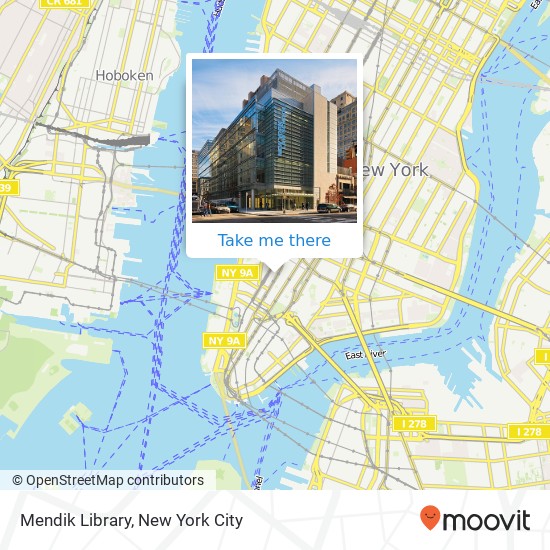 Mendik Library map