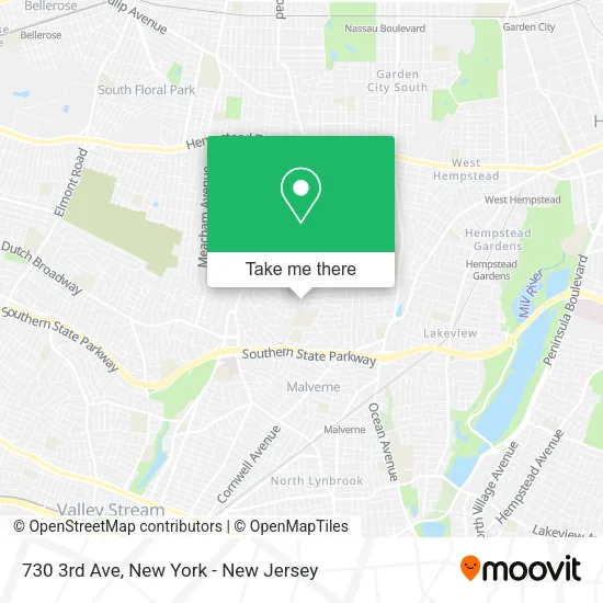 730 3rd Ave map