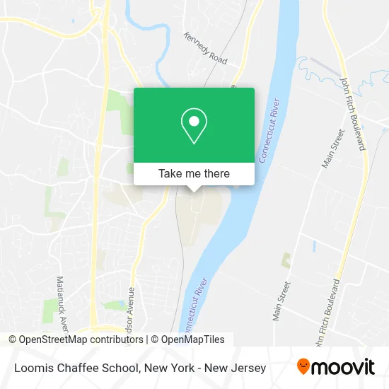 Loomis Chaffee School map