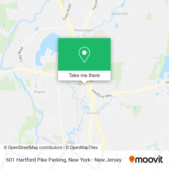 601 Hartford Pike Parking map
