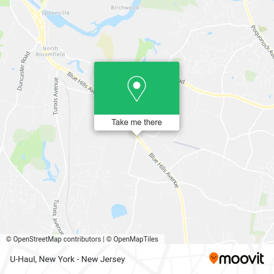 U-Haul map