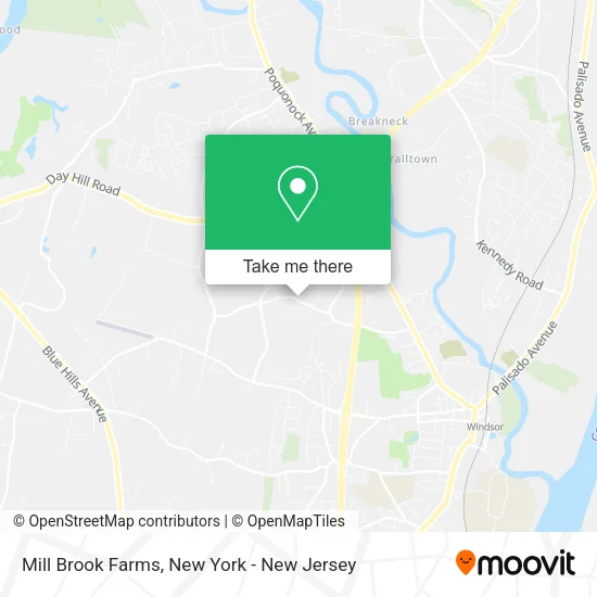 Mill Brook Farms map