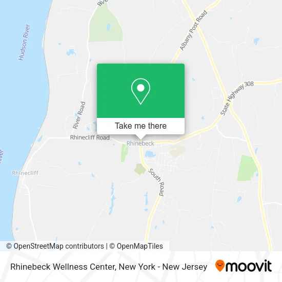 Rhinebeck Wellness Center map
