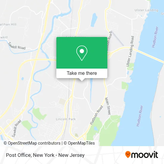 Post Office map