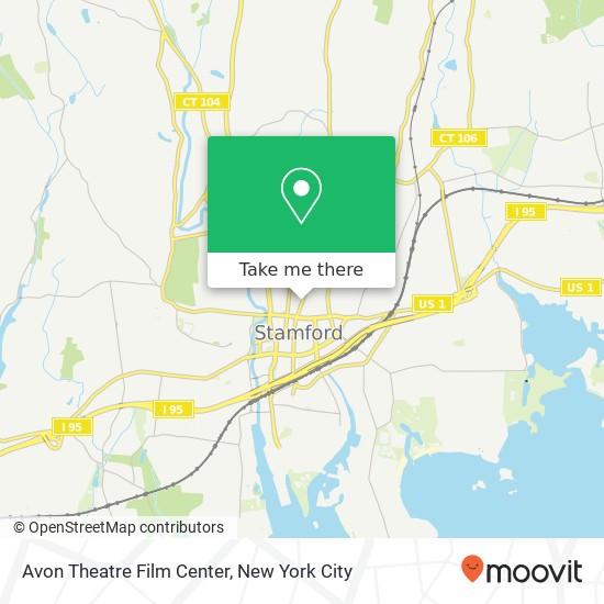Mapa de Avon Theatre Film Center