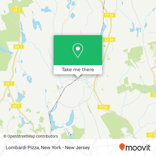 Lombardi Pizza map