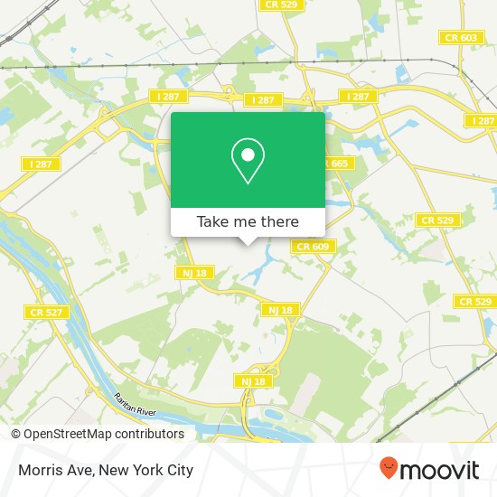 Mapa de Morris Ave