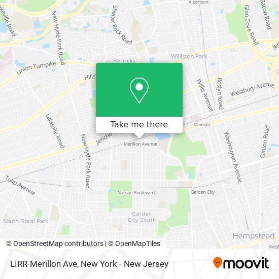Mapa de LIRR-Merillon Ave