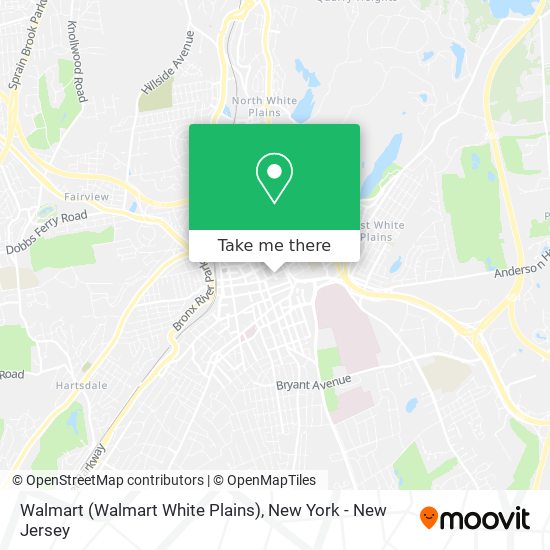Mapa de Walmart (Walmart White Plains)