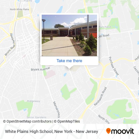 Mapa de White Plains High School