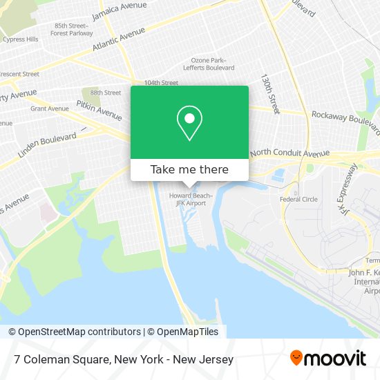 Mapa de 7 Coleman Square