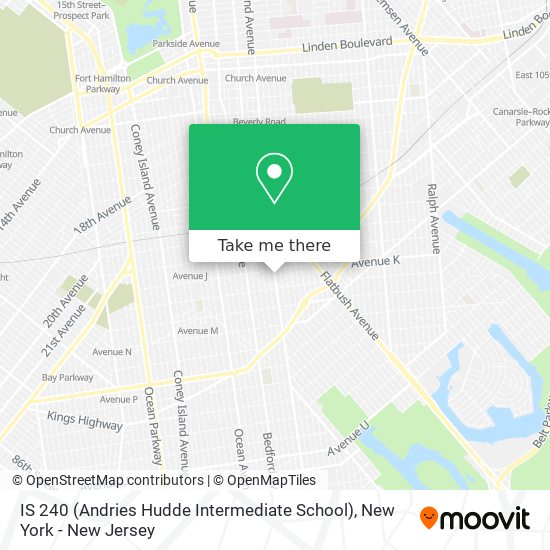 IS 240 (Andries Hudde Intermediate School) map