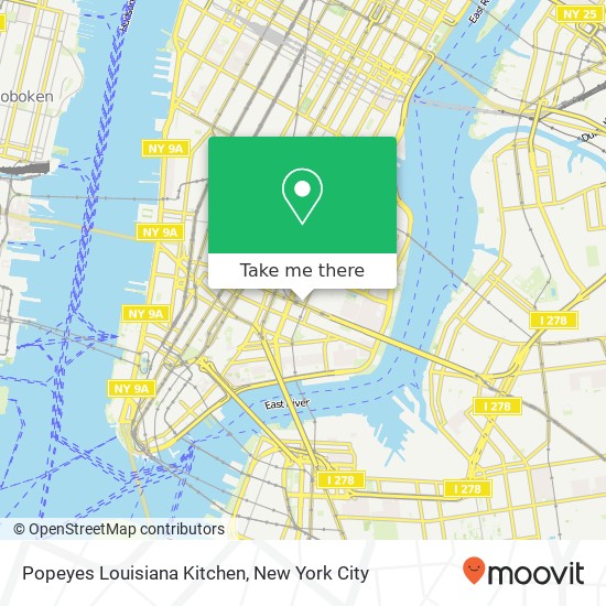 Mapa de Popeyes Louisiana Kitchen