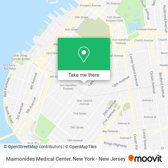 Maimonides Medical Center map