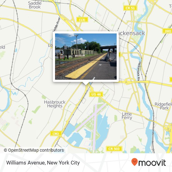 Mapa de Williams Avenue