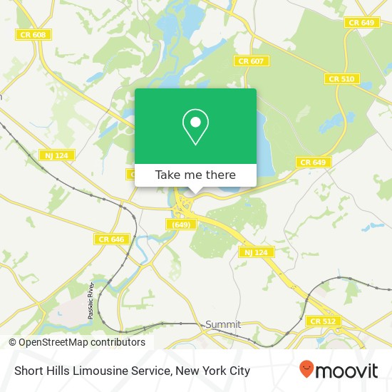 Short Hills Limousine Service map