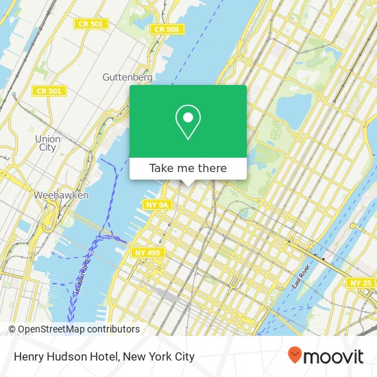 Henry Hudson Hotel map