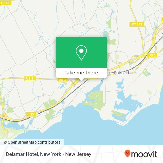 Delamar Hotel map