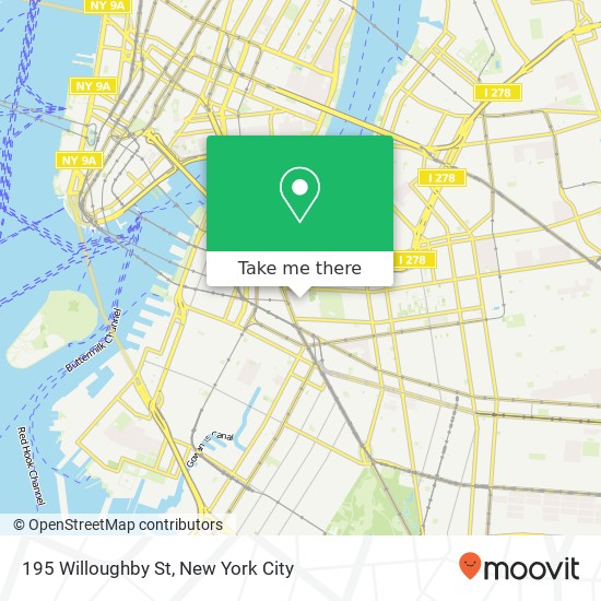 195 Willoughby St map