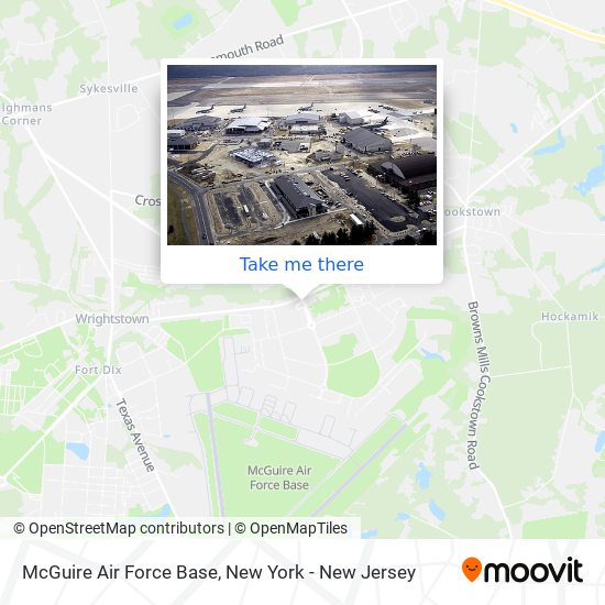 Mapa de McGuire Air Force Base