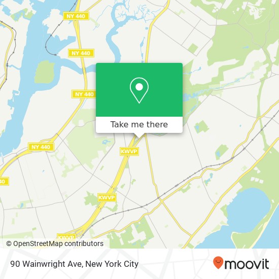 Mapa de 90 Wainwright Ave