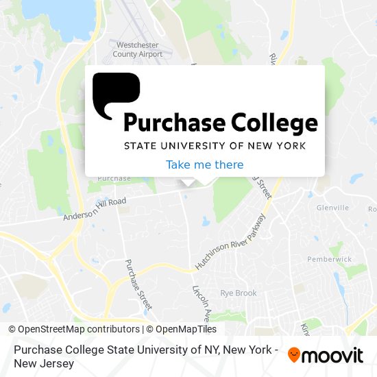 Mapa de Purchase College State University of NY