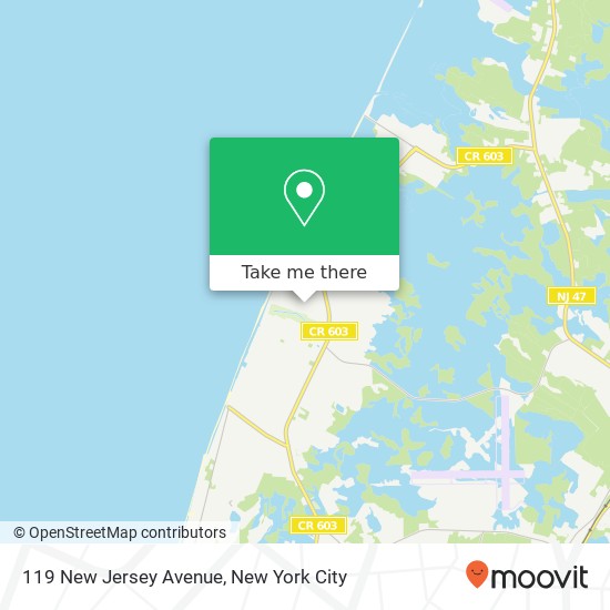 119 New Jersey Avenue map