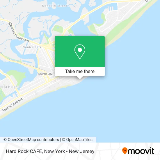 Hard Rock CAFE map