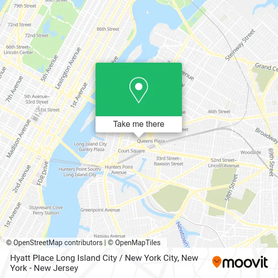 Hyatt Place Long Island City / New York City map