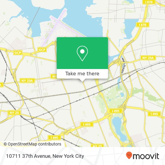 Mapa de 10711 37th Avenue