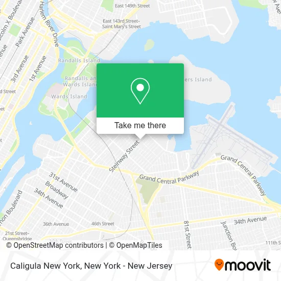 Caligula New York map