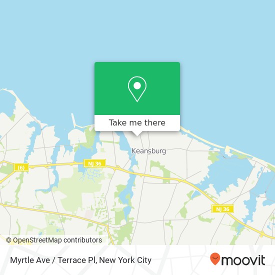 Myrtle Ave / Terrace Pl map
