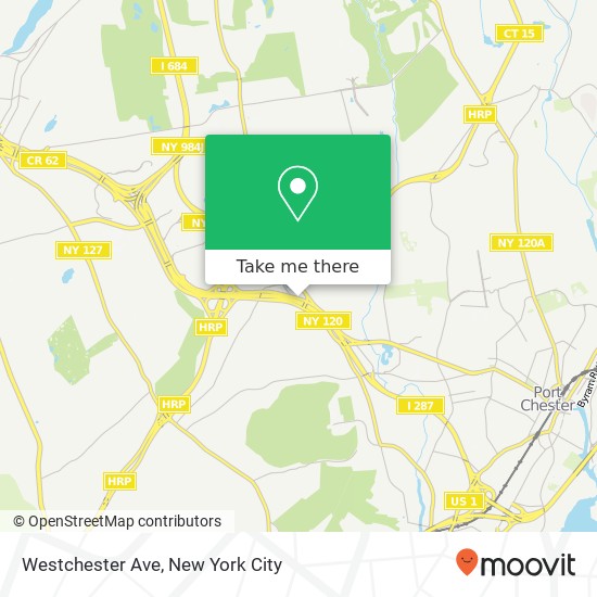 Mapa de Westchester Ave
