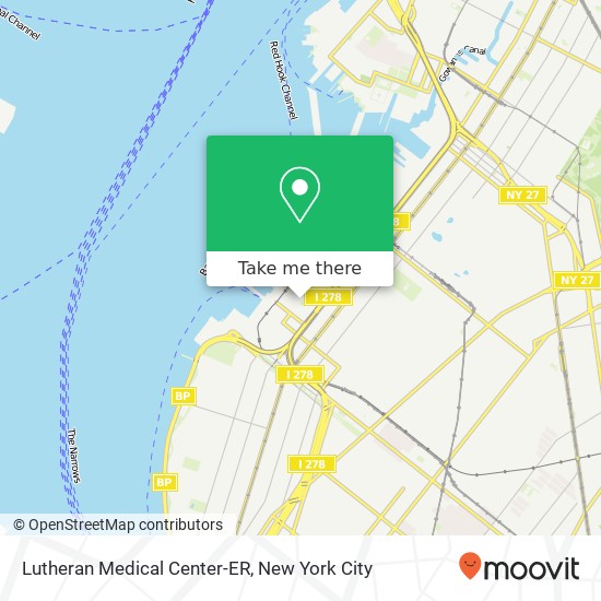 Lutheran Medical Center-ER map