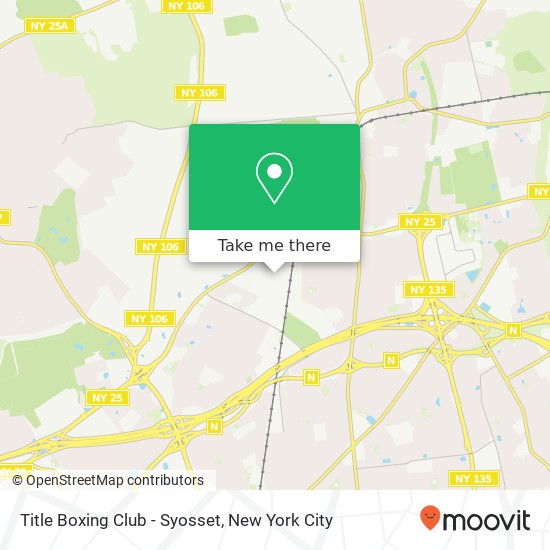 Title Boxing Club - Syosset map